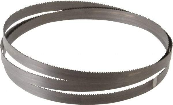 Starrett - 10 to 14 TPI, 5' 5" Long x 1/2" Wide x 0.025" Thick, Welded Band Saw Blade - Bi-Metal, Toothed Edge, Raker Tooth Set, Contour Cutting - Makers Industrial Supply