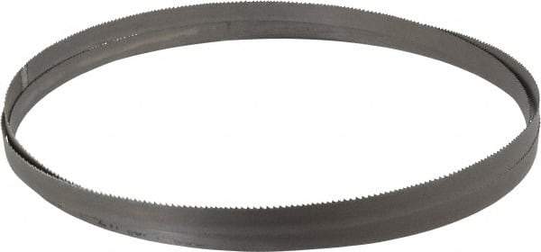 Starrett - 10 to 14 TPI, 7' 9-1/2" Long x 1/2" Wide x 0.025" Thick, Welded Band Saw Blade - Bi-Metal, Toothed Edge, Raker Tooth Set, Contour Cutting - Makers Industrial Supply