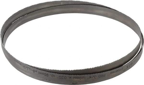 Starrett - 8 to 12 TPI, 8' 11" Long x 3/4" Wide x 0.035" Thick, Welded Band Saw Blade - Bi-Metal, Toothed Edge, Raker Tooth Set, Contour Cutting - Makers Industrial Supply