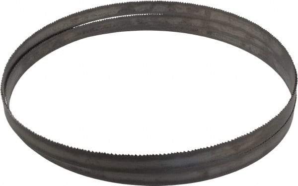 Starrett - 8 to 12 TPI, 9' Long x 3/4" Wide x 0.035" Thick, Welded Band Saw Blade - Bi-Metal, Toothed Edge, Raker Tooth Set, Contour Cutting - Makers Industrial Supply