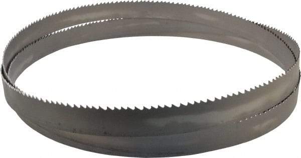 Starrett - 3 to 4 TPI, 12' 6" Long x 1-1/4" Wide x 0.042" Thick, Welded Band Saw Blade - Bi-Metal, Toothed Edge, Raker Tooth Set, Contour Cutting - Makers Industrial Supply