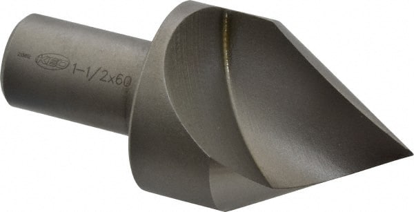 Keo - 1-1/2" Head Diam, 3/4" Shank Diam, 1 Flute 60° High Speed Steel Countersink - Makers Industrial Supply