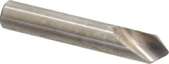 Keo - 1/4" Head Diam, 1/4" Shank Diam, 1 Flute 82° High Speed Steel Countersink - Bright Finish, 1-1/2" OAL, Single End, Straight Shank, Right Hand Cut - Makers Industrial Supply