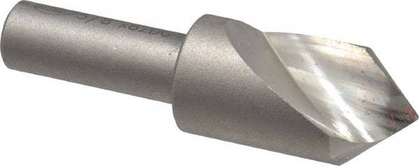 Keo - 5/8" Head Diam, 3/8" Shank Diam, 1 Flute 82° High Speed Steel Countersink - Bright Finish, 2-1/4" OAL, Single End, Straight Shank, Right Hand Cut - Makers Industrial Supply