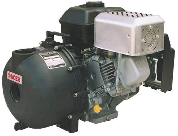 Value Collection - 6.5 HP, 3,600 RPM, 3 Port Size, Honda, Self Priming Engine Pump - Polyester, Carbon-Ceramic Shaft Seal - Makers Industrial Supply