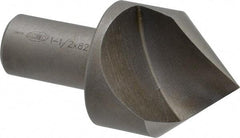 Keo - 1-1/2" Head Diam, 3/4" Shank Diam, 1 Flute 82° High Speed Steel Countersink - Bright Finish, 2-7/8" OAL, Single End, Straight Shank, Right Hand Cut - Makers Industrial Supply