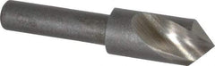 Keo - 3/8" Head Diam, 1/4" Shank Diam, 1 Flute 90° High Speed Steel Countersink - Bright Finish, 1-3/4" OAL, Single End, Straight Shank, Right Hand Cut - Makers Industrial Supply