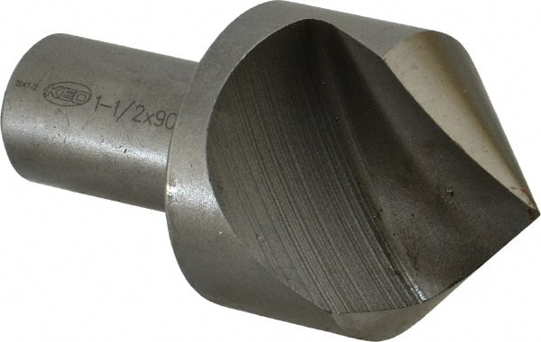 Keo - 1-1/2" Head Diam, 3/4" Shank Diam, 1 Flute 90° High Speed Steel Countersink - Makers Industrial Supply