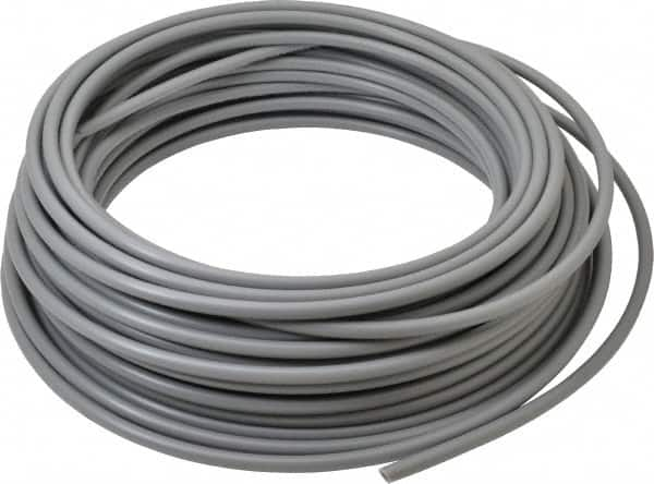 Parker - 1/4" ID x 3/8" OD, 1/16" Wall Thickness, 100' Long, Polyethylene Tube - Gray, 125 Max psi, -80 to 150°F - Makers Industrial Supply