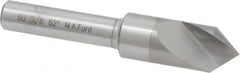 M.A. Ford - 3/8" Head Diam, 1/4" Shank Diam, 1 Flute 82° Solid Carbide Countersink - Makers Industrial Supply