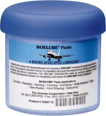 Boelube - BoeLube, 4 oz Jar Cutting Fluid - Paste, For Bending, Forming, Near Dry Machining (NDM) - Makers Industrial Supply