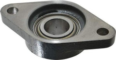 Browning - 1" ID, 4-7/8" OAL x 2-3/4" OAH 2-Bolt Flange - 1,651 Lb Static Cap, 2,801 Lb Dyn Cap, 3-57/64" Btw Mnt Hole Ctrs, Cast Iron - Makers Industrial Supply