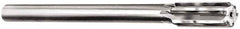 Made in USA - 1-7/16" Diam, 1-1/4" Max Diam Straight Shank, 2" Flute Length, Machine Expansion Reamer - Straight Flute, 12" OAL, Right Hand Cut, 8 Flutes, Carbide-Tipped, Bright Finish - Makers Industrial Supply