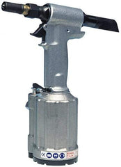 HUCK - Up to 1/4" Capacity, Air Riveting Hammer - 0.743" Long Stroke, 1/4" Inlet - Makers Industrial Supply