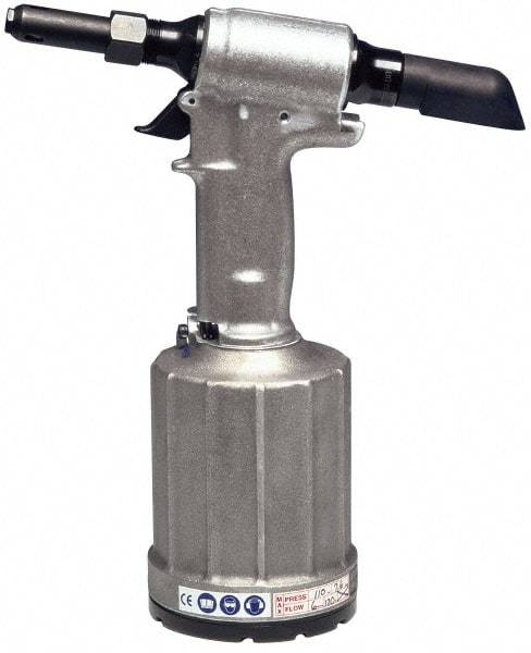 HUCK - Up to 1/4" Capacity, Air Riveting Hammer - 0.675" Long Stroke, 1/4" Inlet - Makers Industrial Supply