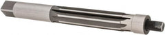 Made in USA - 21/32" Reamer Diam, 0.6200" Diam Straight Shank, 2-1/2" Flute Length, Hand Expansion Reamer - Straight Flute, 6-1/2" OAL, Right Hand Cut, High Speed Steel - Makers Industrial Supply