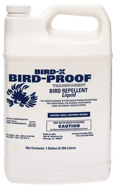 Bird-X - 1 Gal Liquid Bird Repellent - Targets Birds - Makers Industrial Supply