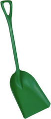 Remco - 17-1/8" High Square Plastic Shovel - 27" Long D-Grip Handle - Makers Industrial Supply