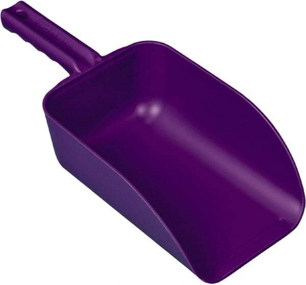 Remco - 82 oz Purple Polypropylene Flat Bottom Scoop - 5.9" Wide x 3.3" Deep Bowl, 15.1" OAL - Makers Industrial Supply