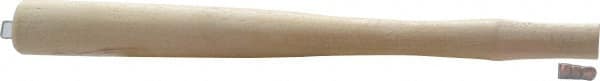 Made in USA - 12" Long Replacement Handle for Ball Pein, Machinist & Riveting Hammers - 3/4" Eye Length x 7/16" Eye Width, Hickory, Material Grade Type A - Makers Industrial Supply