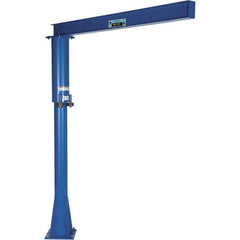 Vestil - 600 Lb Load Capacity, Steel Jib Crane - 6' Span - Makers Industrial Supply