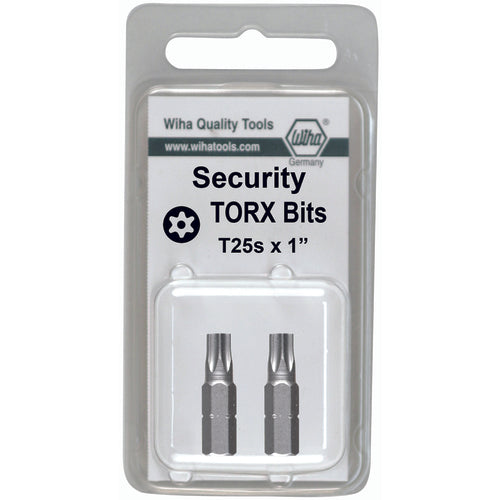 Security Torx Insert Bit On 5/16″ Hex Drive T40s × 35mm (2 Bit Pack) - Makers Industrial Supply