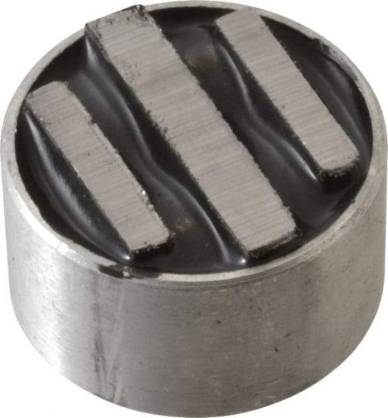 Mag-Mate - 5/16-18 Thread, 1-1/4" Diam, 3/4" High, 18 Lb Average Pull Force, Neodymium Rare Earth Pot Magnet - Aluminum Insulated - Makers Industrial Supply