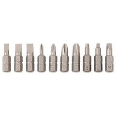 10PC SLOT/PHIL/TORX BIT SET - Makers Industrial Supply