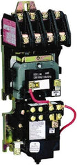 Square D - No Enclosure, 4 Pole, Mechanically Held Lighting Contactor - 20 A (Tungsten), 30 A (Fluorescent), 277 VAC at 60 Hz, 4NO Contact Configuration - Makers Industrial Supply