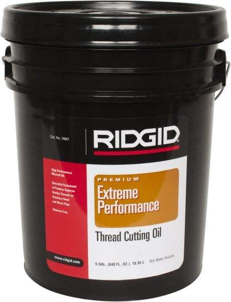 Ridgid - Stainless Steel Cutting Oil - 5 Gallon Bucket - Makers Industrial Supply