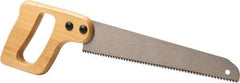 Stanley - 10" High Carbon Steel Blade Utility Saw - Hardwood Handle, Wood D Style, 15-1/2" OAL - Makers Industrial Supply