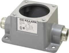 Hubbell Killark - 30 Amp, 3/4 Inch Hub Size, Metallic Pin and Sleeve Back Box - 250 VDC, 600 VAC - Makers Industrial Supply