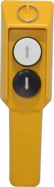 ACI - 2 Operator, Booted Head Pendant Control Station - Momentary Switch, NO/NC Contact - Makers Industrial Supply