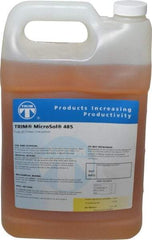 Master Fluid Solutions - Trim MicroSol 485, 1 Gal Bottle Cutting & Grinding Fluid - Semisynthetic, For Machining - Makers Industrial Supply