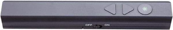 Quartet - Metal Wireless Presenter Laser Pointer - Black, 2 AAA Batteries Included - Makers Industrial Supply