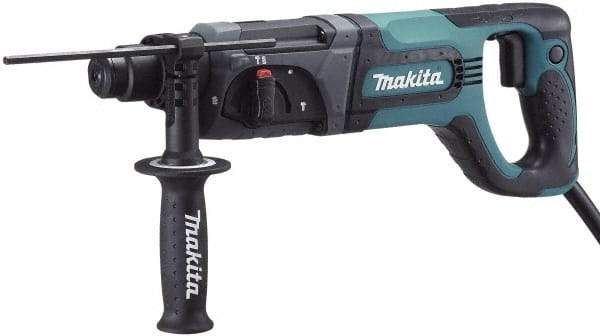 Makita - 120 Volt 1" SDS Plus Chuck Electric Rotary Hammer - 0 to 4,500 BPM, 0 to 1,100 RPM, Reversible - Makers Industrial Supply