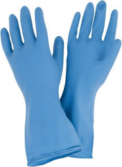 SHOWA - Size 2XL (11), 12" Long, 11 mil Thick, Nitrile Chemical Resistant Gloves - Exact Industrial Supply