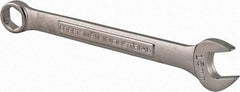 Craftsman Industrial - 15mm 6 Point Combination Wrench - 8" OAL, Steel, Satin Finish - Makers Industrial Supply