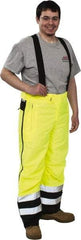 OccuNomix - Size M, Black & Yellow, Rain Pants - 3 Pockets - Makers Industrial Supply