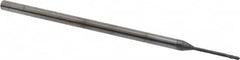 Niagara Cutter - 3/64" Diam, 9/64" LOC, 4 Flute Solid Carbide Ball End Mill - Diamond Finish, Single End, 3" OAL, 1/8" Shank Diam, Spiral Flute - Makers Industrial Supply