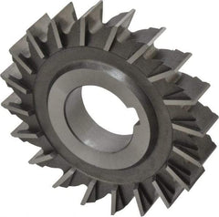 Made in USA - 3" Diam x 1/2" Width of Cut, 20 Teeth, Cobalt Side Milling Cutter - Straight Teeth, Uncoated - Makers Industrial Supply