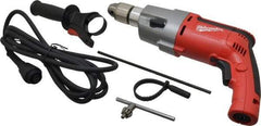 Milwaukee Tool - 120 Volt 1/2" Keyed Chuck Electric Hammer Drill - 0 to 16,000 & 0 to 40,000 BPM, 0 to 1,000 & 0 to 2,500 RPM - Makers Industrial Supply