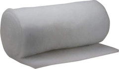 Made in USA - 15' Long x 30" Wide x 1" Thick Polyester Media Air Filter Media Roll - MERV 5, 85% Arrestance Efficiency, 500 FPM Max Air Flow, 0.14" wpg Init Resist, 1" wpg Final Resist, 30% Particle Capture Efficiency, Use with MSA - Makers Industrial Supply