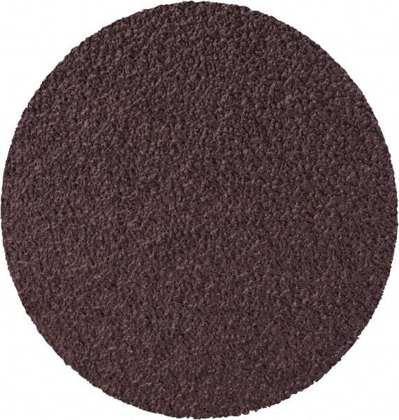 Superior Abrasives - 2" Diam, 60 Grit Aluminum Oxide Adhesive PSA Disc - Medium Grade, Brown, Cloth Backing, Flexible - Makers Industrial Supply