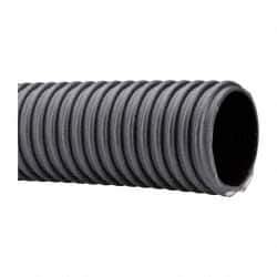 Continental ContiTech - 3" ID x 3.7" OD, 30 Max psi, 29 In. Hg, Dry Material Handling & Transfer Hose - Thermoplastic, -30 to 158°F, 7-1/2" Bend Radius, 100' Coil Length, Black - Makers Industrial Supply