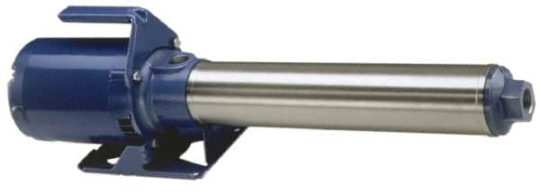 Goulds Pumps - 3/4 hp, 1 Phase, 115/230 Volt, Suction and Gravity Feed Pump, Multi Stage Booster Pump - Water Supply Booster, ODP Motor, 9 Stage - Makers Industrial Supply