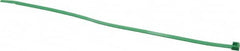 Made in USA - 11-1/4" Long Green Nylon Standard Cable Tie - 50 Lb Tensile Strength, 1.32mm Thick, 2" Max Bundle Diam - Makers Industrial Supply