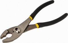 Stanley - 8" OAL, 1-45/64" Jaw Length, Slip Joint Pliers - 2 Positions, Serrated Jaw, Slip Joint Head, Slip Joint Plier Tool, Serrated Pipe Jaw - Makers Industrial Supply