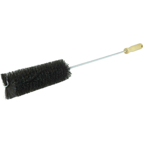 Radiator Brush, Twisted-in-wire Wood Handle, Black Horsehair Fill - Makers Industrial Supply