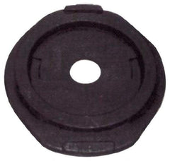 PRO-SAFE - Rubber Standard Channelizer Base - 25 Lb, Black - Makers Industrial Supply